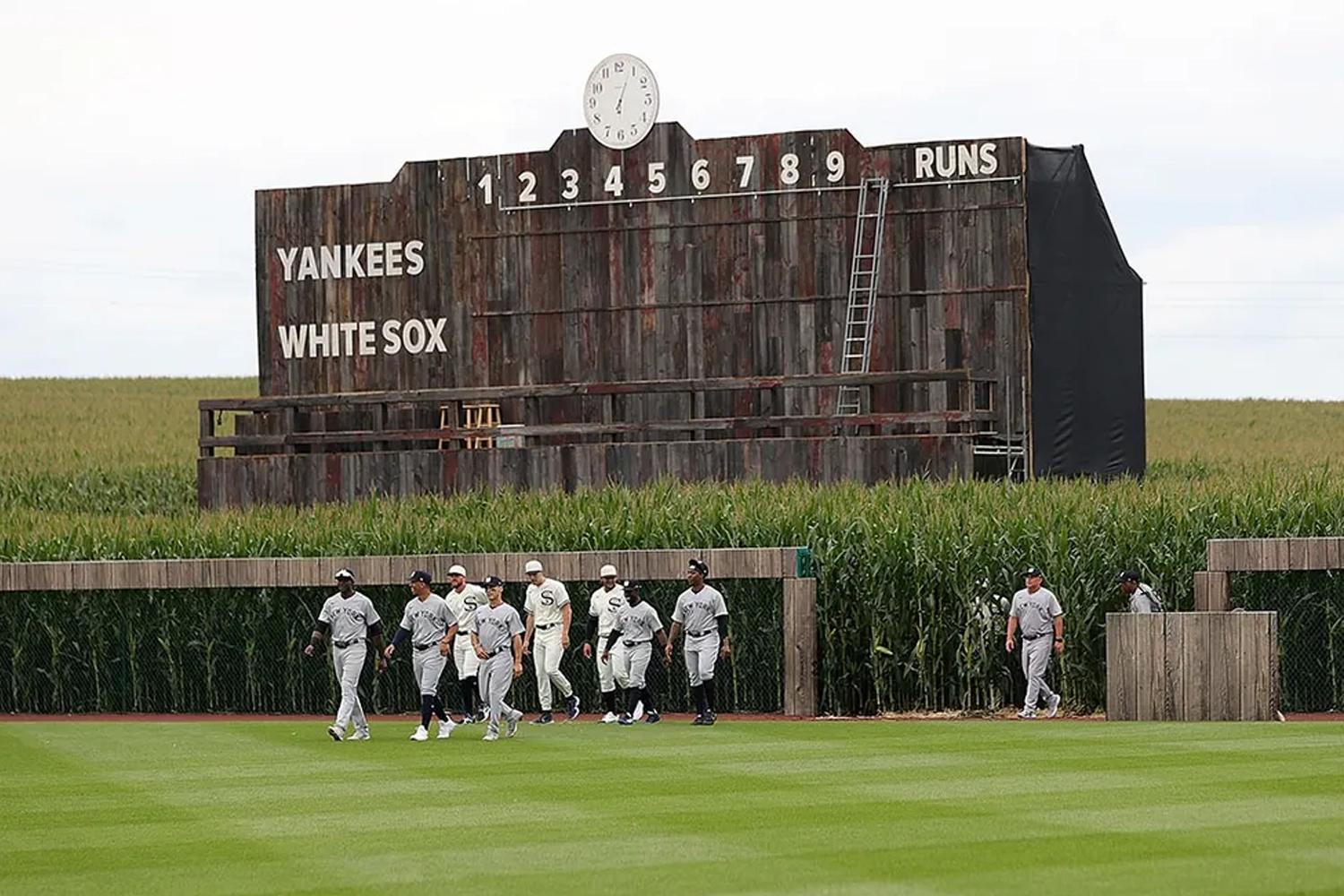 Baseball Fans at Field of Dreams